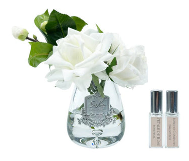 Tea Rose Ivory White - Clear - TR01